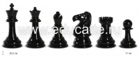 Комплект шахматных фигур 20 см с полем