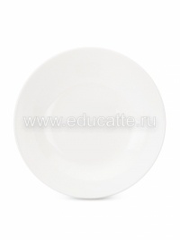 Тарелка суповая WHITE BASIC 21.5см	