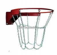 Кольцо баскетбольное антивандальное №7, сетка+цепь