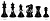 Комплект шахматных фигур 20 см с полем