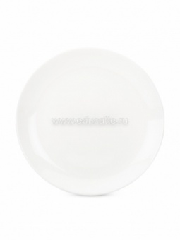 Тарелка десертная WHITE BASIC 19см	