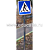 Знак 5.19 дорожный на опоре (стационарный) двусторонний